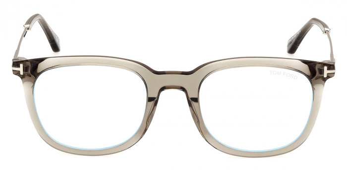 Tom Ford™ FT5904-B 096 50 - Shiny Transparent Olive/T Logo