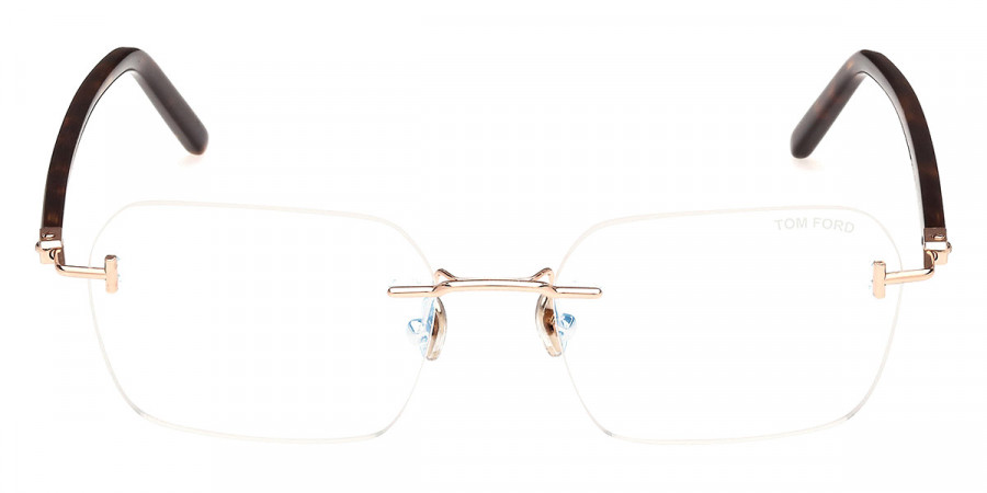 Tom Ford FT5934 B 028 54 Shiny Rose Gold Eyeglasses
