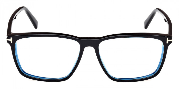 TOMFORD ハタフライフレムメカネ FT5907BBLUEBLOCK 056K Tom Ford™ FT5597-F-B Square Eyeglasses | EyeOns.com