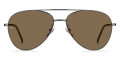 Dark Ruthenium / Brown