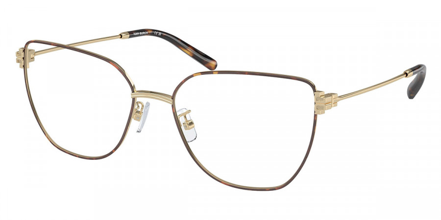 Color: Dark Tortoise/Shiny Light Gold (3356) - Tory Burch TY1084335655
