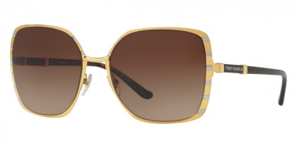 Tory Burch™ TY6055 322913 57 Gold/Silver Sunglasses