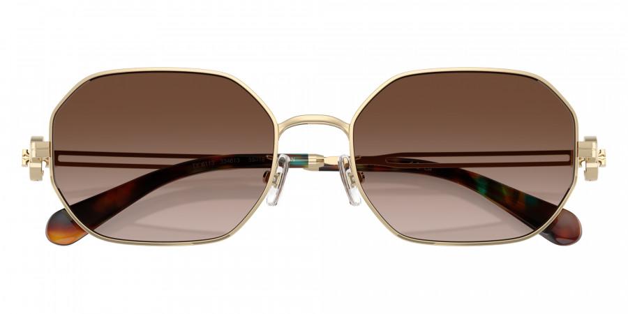 Color: Shiny Light Gold (334613) - Tory Burch TY611333461355