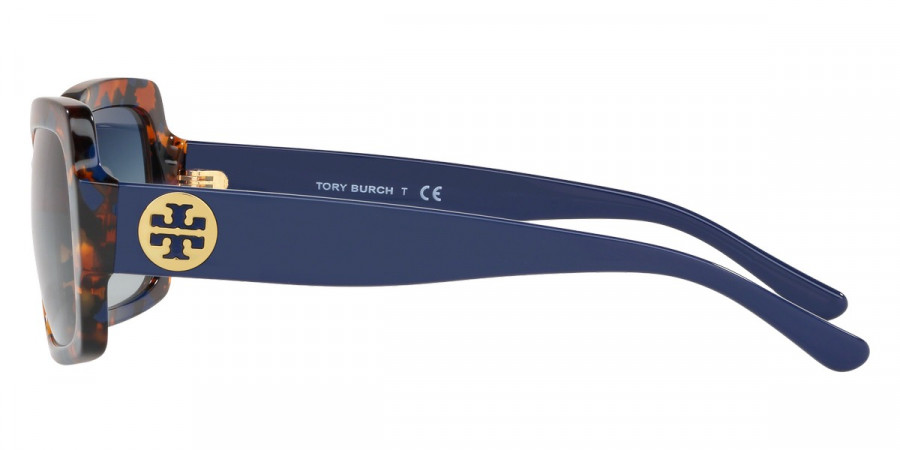 Color: Blue Amber Tortoise (17574L) - Tory Burch TY713517574L55