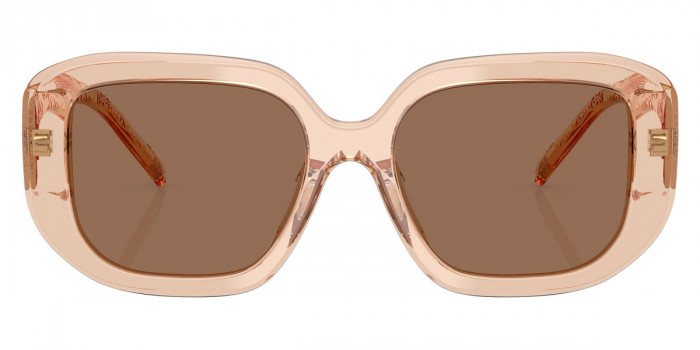 Tory Burch™ T Monogram TY7218U 195473 54 - Brown/Transparent Brown