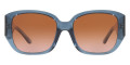 Transparent Blue / Amber Gradient