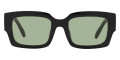 Shiny Black / Mint Solid