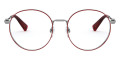 Gunmetal / Red