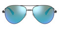 Ruthenium / Light Green Mirrored Blue