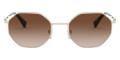 Pale Gold / Brown Gradient Dark Brown 300313
