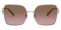 Pale Gold / Gradient Brown Pink