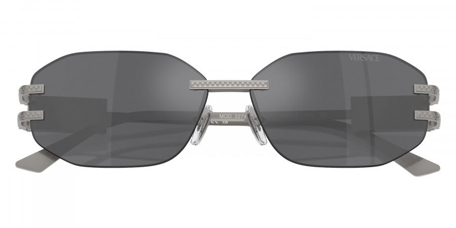 Color: Gunmetal (10016G) - VERSACE VE227410016G58