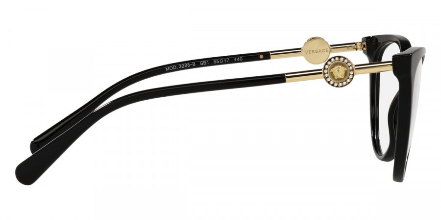Color: Black (GB1) - Versace VE3298BGB155