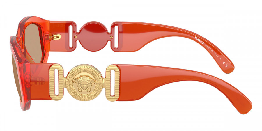 Color: Transparent Papaya/Opaline Papaya (552763) - Versace VE436155276353