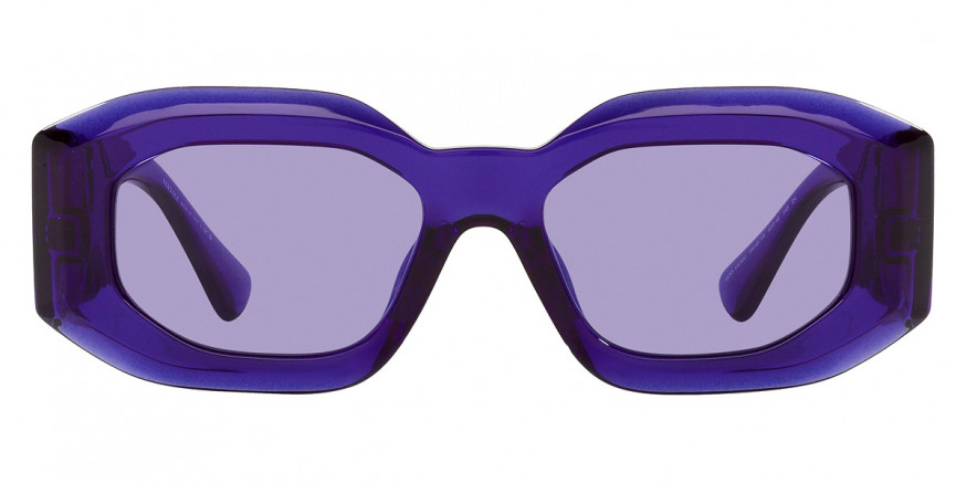 Versace 4451 541987 Transparent Purple Dark Gray Sunglasses VE4451 | eBay