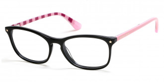 Victoria's Secret™ VS5007 01A 53 - Black with Strip Pattern Inside Gold Star