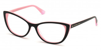 Victoria's Secret™ VS5009 001 55 - Black on Pink with Gold Star And Pink