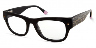 Victoria's Secret™ VS5014 01A 51 - Black with Gold Star on Gold Glitter