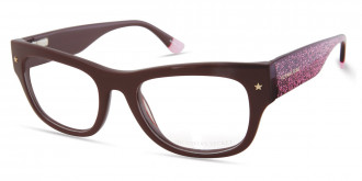 Victoria's Secret™ VS5014 069 51 - Dark Red with Gold Star on Red Glitter
