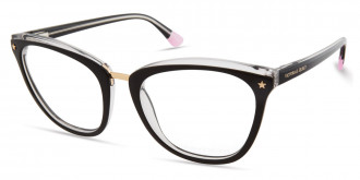 Victoria's Secret™ VS5016 001 54 - Black on Clear with Gold and Gold Star