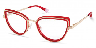 Victoria's Secret™ VS5020 066 51 - Red Transparent/Gold with Gold Star