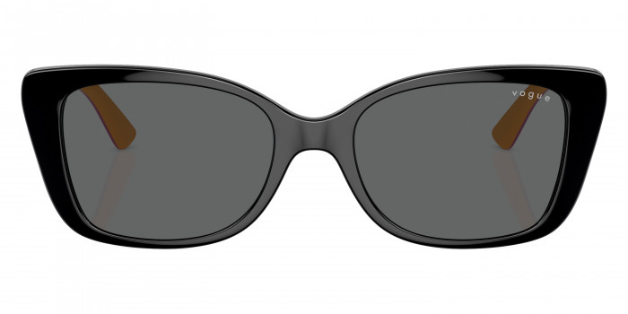 vogue eyewear™ VJ2022 W44/87 48 - Black/Fuchsia/Dark Yellow Rubber