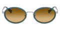 Silver / Light Yellow Gradient Light Brown
