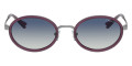 Gunmetal / Light Gray Gradient Blue Avio