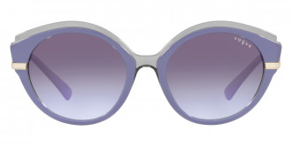 Color: Top Violet/Transparent Gray (29374Q) - Vogue VO5385SB29374Q53