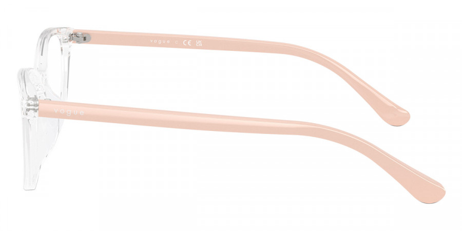 Color: Transparent/Full Pink (W745) - Vogue Eyewear VO5502DW74554