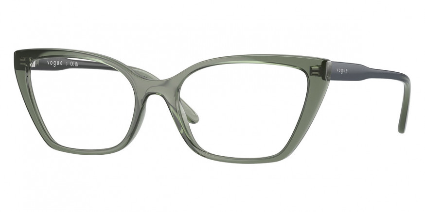 Vogue™ VO5519 3086 52 - Transparent Mallard Green/Gray Gradient Transparent Green