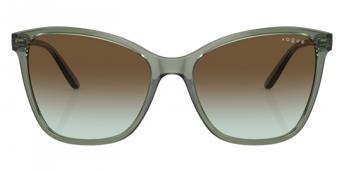 vogue eyewear™ VO5520S 308600000000 56 - Transparent Mallard Green/Gray Gradient Transparent Green