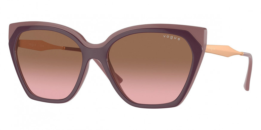 Vogue™ VO5521S 310014 57 - Top Red Purple/Old Pink/Rose Gold