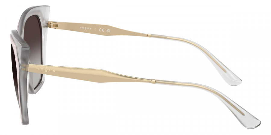 Color: Top White/Opal Milk/Pale Gold (32208G) - Vogue Eyewear VO5521S32208G57