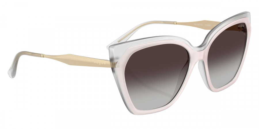 Color: Top White/Opal Milk/Pale Gold (32208G) - Vogue Eyewear VO5521S32208G57
