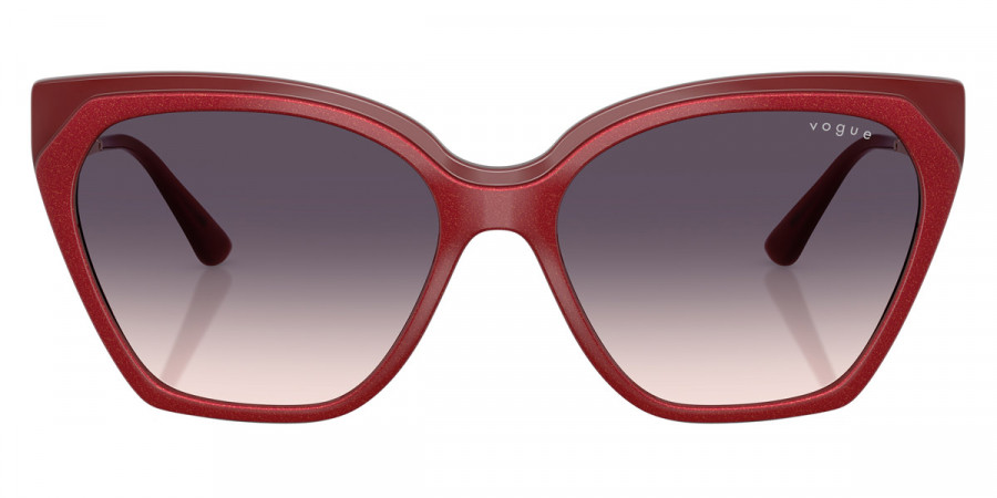 Vogue Eyewear™ VO5521S 322136 57 - Top Red/Opal Red/Rose Gold