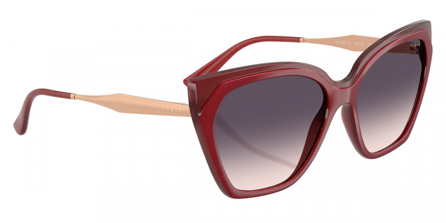 Color: Top Red/Opal Red/Rose Gold (322136) - Vogue Eyewear VO5521S32213657