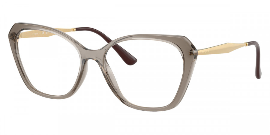 Color: Transparent Brown/Gold (3156) - Vogue Eyewear VO5522315652
