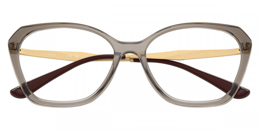 Color: Transparent Brown/Gold (3156) - Vogue Eyewear VO5522315652