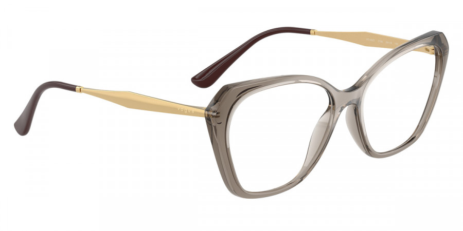 Color: Transparent Brown/Gold (3156) - Vogue Eyewear VO5522315652