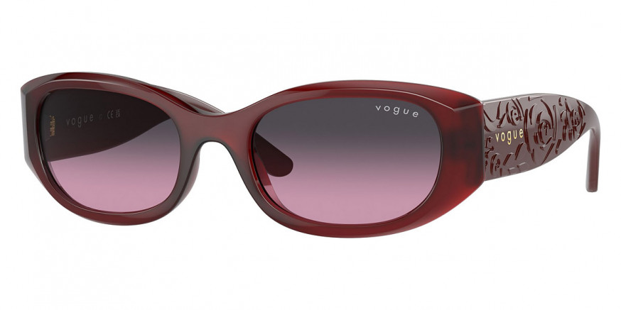 Vogue™ VO5525S 309490 52 - Opal Red/Full Wine Red
