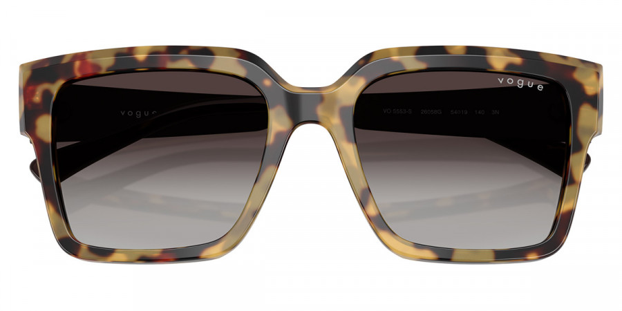 Color: Yellow Tortoise/Matte Brown/Gold (26058G) - Vogue Eyewear VO5553S26058G54