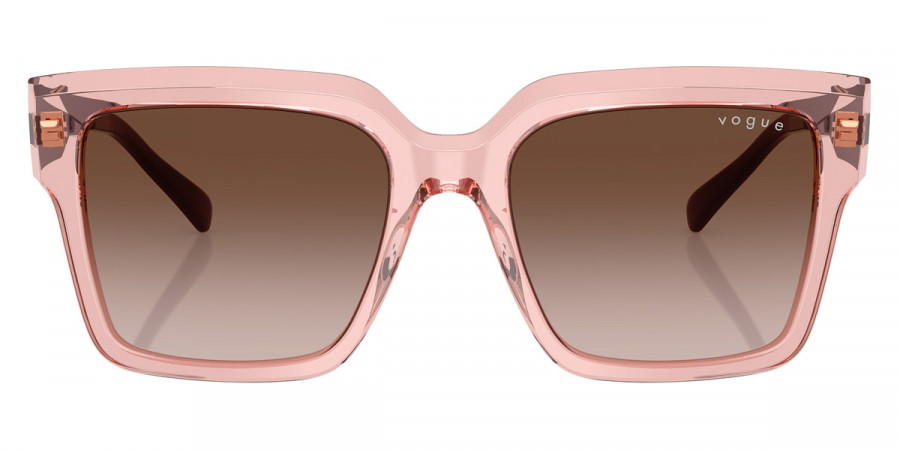 Vogue Eyewear™ VO5553S 286413 54 - Transparent Dark Pink/Matte Purple/Rose Gold