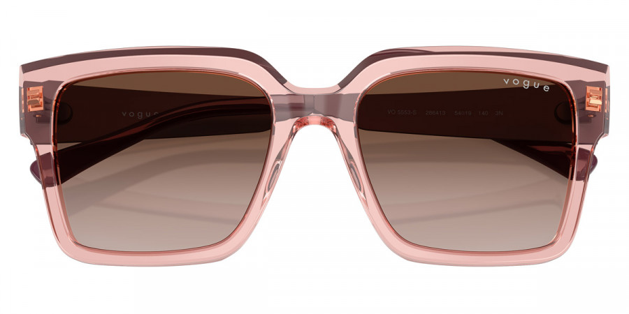 Color: Transparent Dark Pink/Matte Purple/Rose Gold (286413) - Vogue Eyewear VO5553S28641354