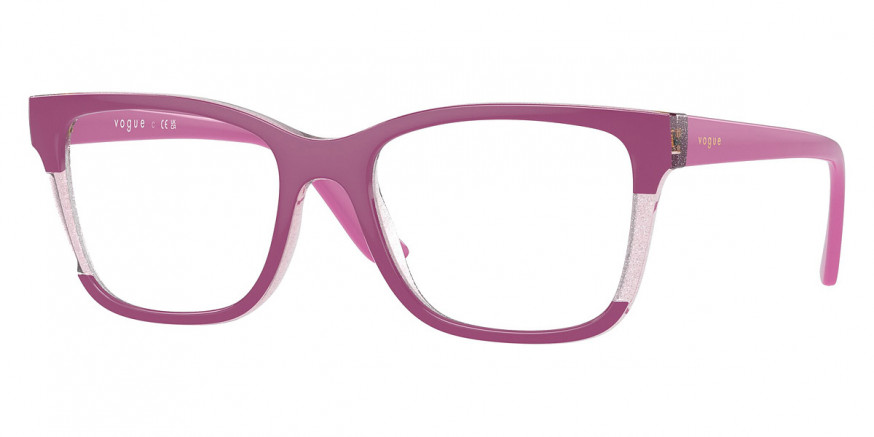 Vogue™ VO5556 3142 53 - Transparent Pink Glitter/Full Fuchsia