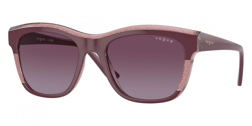 Vogue™ VO5557S 31408H 54 - Transparent Purple Glitter/Full Purple
