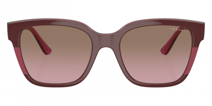 vogue eyewear™ VO5558SF 315414 55 - Top Bordeaux/Transparent Fuchsia Glitter