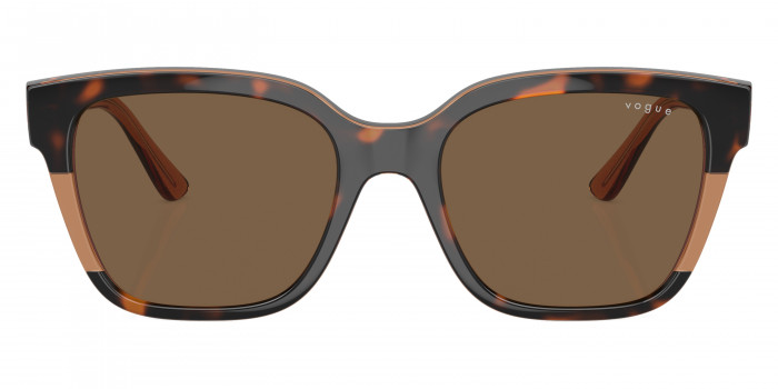 vogue eyewear™ VO5558SF 315773 55 - Top Havana/Transparent Brown Glitter
