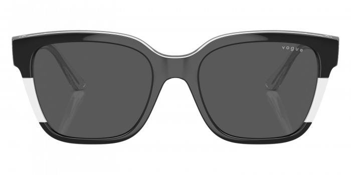 vogue eyewear™ VO5558SF W82787 55 - Top Black/Transparent Glitter