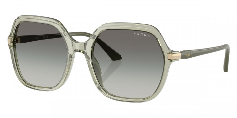 Color: Transparent Green/Full Military Green (302211) - Vogue Eyewear VO5561S30221156